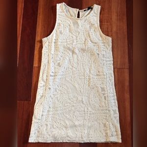 Forever 21 Lace Festival Dress in Off White - M